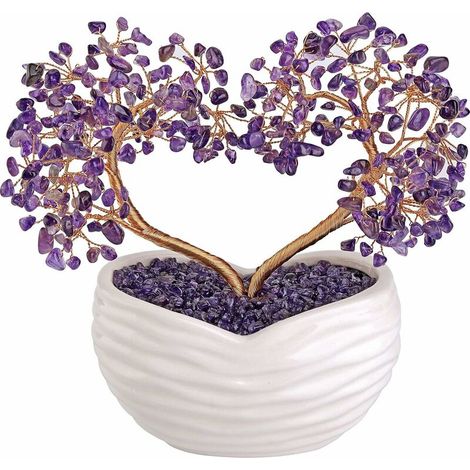 Tree of Life Heart Decoration Natural Stone DIY Healing Reiki Healing Pebbles Small Precious Energy Stone Feng Shui Home Office Decoration (1/5)