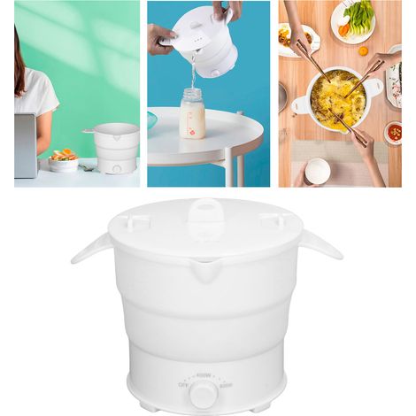 Olla eléctrica multifuncional de 1,2 litros para llevar: olla eléctrica con placa calefactora, material apto para alimentos, para el hogar, la oficina y los viajes, con enchufe de 220 V (desde Austral (1/5)