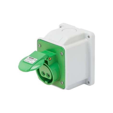 SOCLE DE PR.10°PR.SAI.2P 16A 24/42V 4H GEWISS GW62460