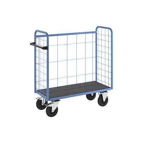 eurokraft pro  Carrello a ripiani  con sponde grigliate  3