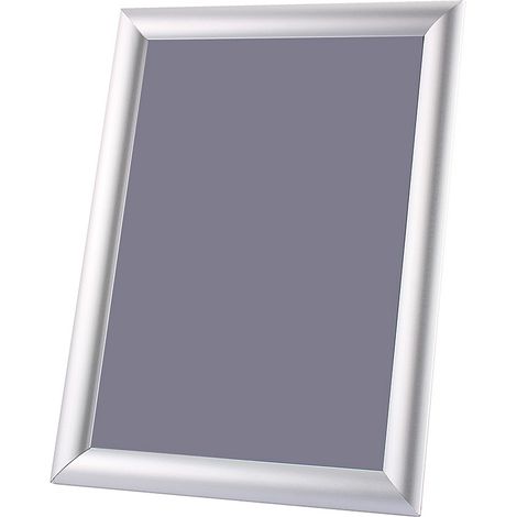 Cadre photo aluminium A4 avec clips pour affiches, panneau d'affichage mural et supports d'exposition (1/5)