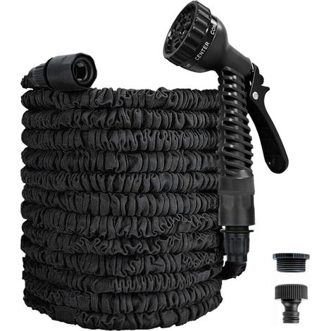 7.5m Garden Hose, 7.5m Expandable Flexible Watering Hose for Home, Lawn, Car with 8 Professional Watering Functions (1/5)