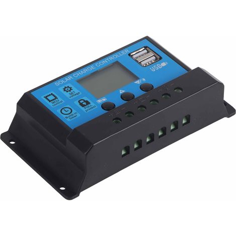 Contrôleur de panneau solaire bidirectionnel MOS 20 A 12 V 24 V, contrôleur PWM à 3 segments pour batterie au plomb-acide (1/5)