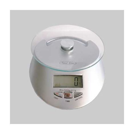 Bilancia digitale ideal star in vetro capacita 5 kg