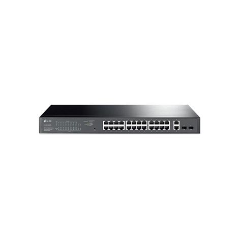 TP-Link TL-SG1428PE Conmutador Gigabit Easy Smart de 28 puertos con PoE+ de 24 puertos y 250 W para montaje en bastidor