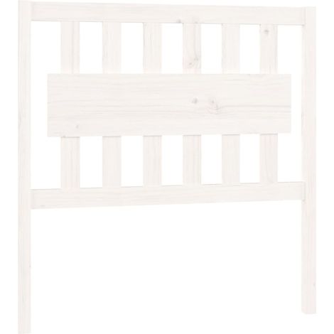 Maison Exclusive - Kopfteil Weiß 95,5x4x100 cm Massivholz Kiefer