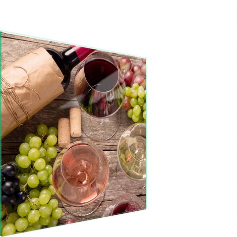 PLACA PROTECTORA DE VIDRIO PARA ESTUFA 50x52 VINO (1/5)