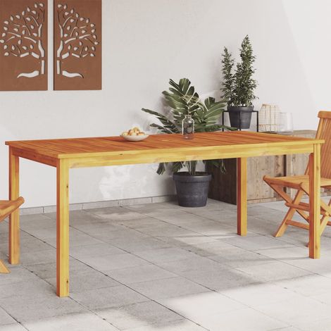 Tavolo da Pranzo da Giardino 180x90x75 cm Legno Massello Acacia vidaXL (1/6)