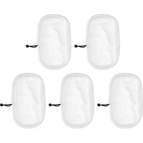 5 Pièces Tête de Serpillière Microfibre Lavable, Accessoires pour Bissell 720020 720021 720502, Torchon de Nettoyage Réutilisable (1/5)