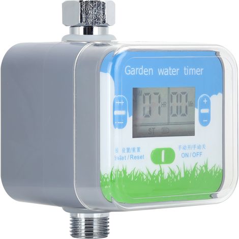 Programmateur d'arrosage électronique automatique pour jardin, contrôleur d'irrigation avec minuterie, boîtier ABS résistant, connexion G1/2 (1/5)