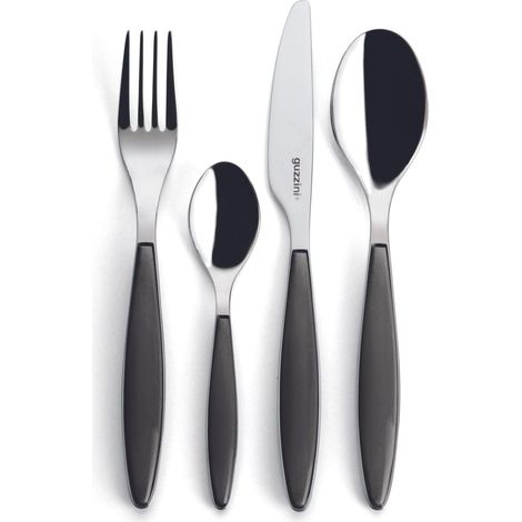 Besteckset guzzini grau Edelstahl modernes Design