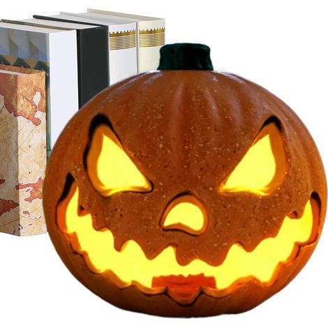 Décoration festive et extérieure de citrouilles lumineuses pour Halloween (1/5)