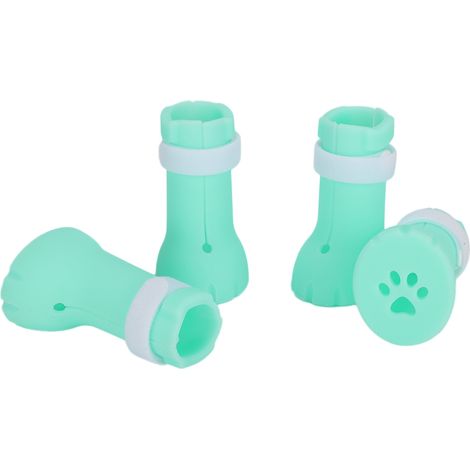 Ensemble de 4 pièces pour chat : protège-griffes pour le bain et le lavage, bottes. (1/5)