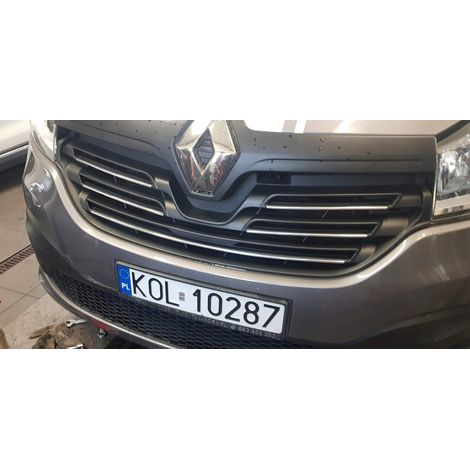 Renault Trafic III - Strisce cromate per la griglia (1/5)