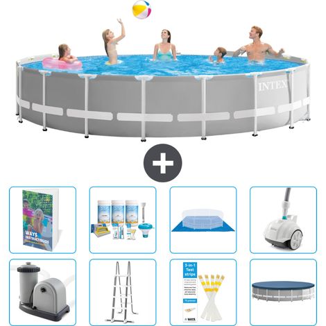 Intex Piscine Prism Frame Ronde - 549x122 cm - 9-pièces  S658