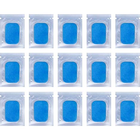 30 coussinets gel EMS hydrogel recharge pour électrostimulateur abdominal, feuilles adhésives compatibles électrodes (1/5)