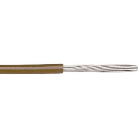 Fil de câblage électrique RS PRO, 0,52 mm², Marron, 24 AWG, 305m, 300 V ( Prix pour Bobine de 305 Mètres )
