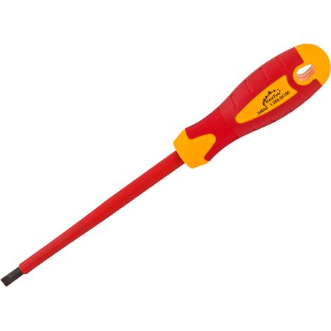 KesTek Elektriker Schraubendreher Schraubenzieher Schlitz 6,5x150mm 1000V (1/3)