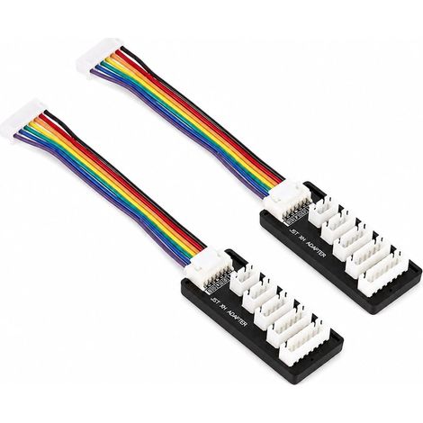 2PCS Conseil Chargeur de Balance de Batterie Module Chargeur de Batterie JST XH Carte de Charge parallèle Carte d'extension de Charge Adaptateur Balance pour 2S-6S LiPo Batterie (1/5)