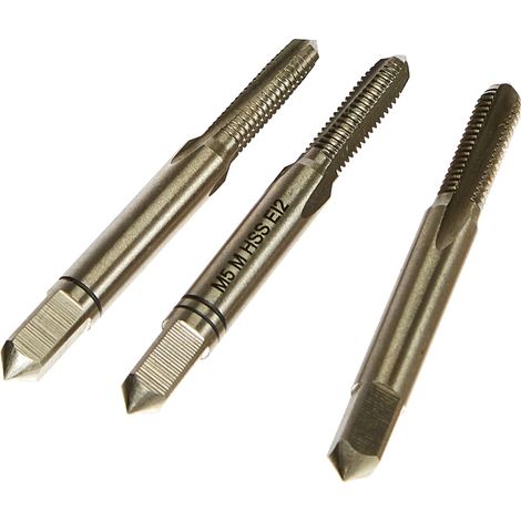 Exact 30103 - Set di punte per trapano M5, HSS, DIN 352 (1/2)