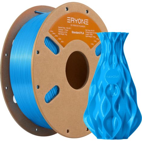 Filamento 3D, alta qualità, design anti-groviglio, filamento blu (1/2)