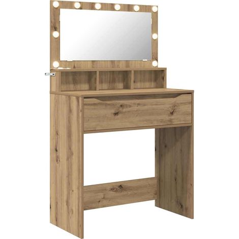 Maison Exclusive - Tavoli da Trucco per Camera da Letto Rovere artigianale