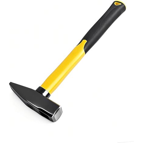 Marteau 300gr,Anti-Vibration,Anti-Rouille,Manche en Plastique Anti-Choc. (1/5)