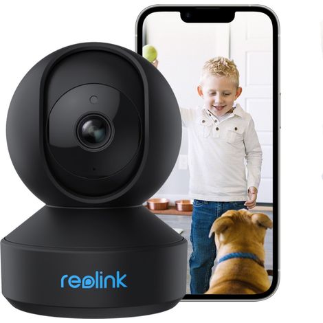 Reolink 2K 4MP 2,4/5 GHz WLAN Überwachungskamera Innen, Pan&Tilt, Bewegungserkennung, Zwei-Wege-Audio, Schwarz