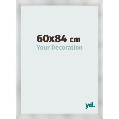 yd. - Cadre photo 60x84 - Aluminium Brosse - MDF - Pisa (1/5)
