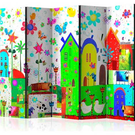 Paravento - Happy farm II [Room Dividers] - 225x172 (1/4)