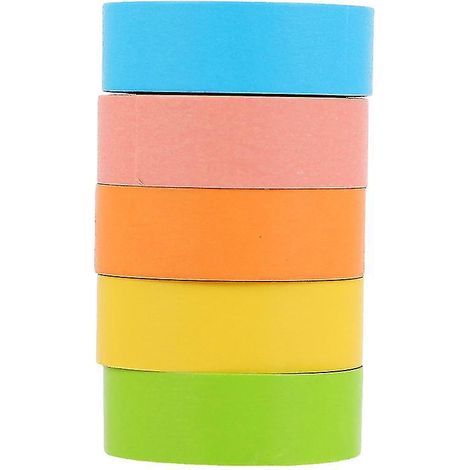 5 rouleaux de ruban adhésif décoratif (Washi Tape) (1/3)