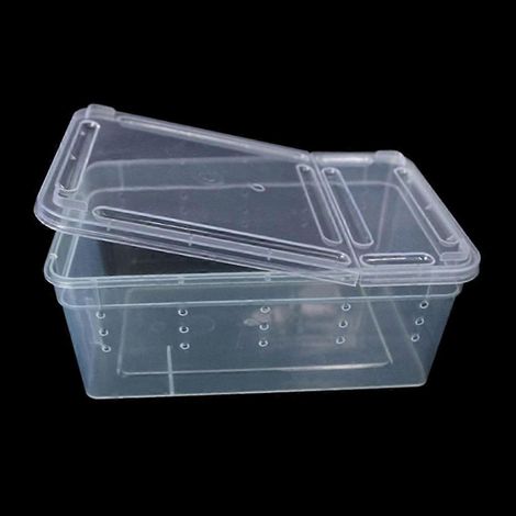 Tragbare Reptilienzuchtbox, Reptiliennapf, Futterbox, Schlangenbrutbehälter