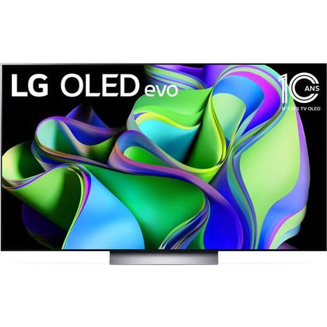 Télévision - LG - OLED77C3 - OLED 4K 77 pouces (195 cm) - Processeur α9 AI 4K Gen6 - Dolby Vision IQ, WebOS 23
