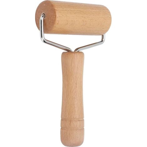 Rouleau à Pâtisserie En Bois Avec Manche, Rouleau à Pizza Petit, Rouleau à Pâtisserie Antiadhésif Rouleau De Pâte Ustensile De Cuisine Pour Pâtisserie, Pizza, Cookie Et Plus (1/5)