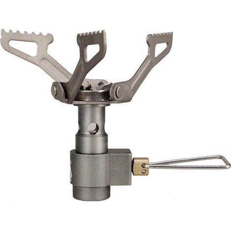Réchaud de randonnée ultraléger en titane, cuisinière à gaz, cuisinière d'extérieur, compatible avec four 3000T pour la cuisine en plein air, la cuisine de camping (1/5)
