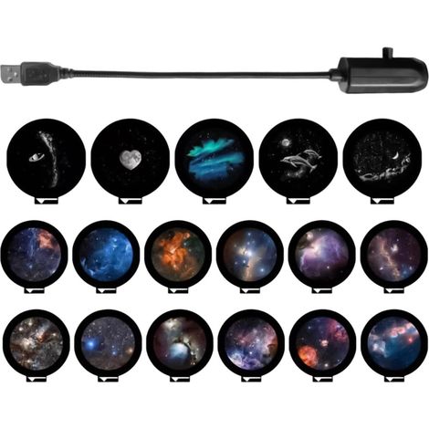 Projecteur galaxie veilleuse Lampe USB Série Astronomique (1/5)