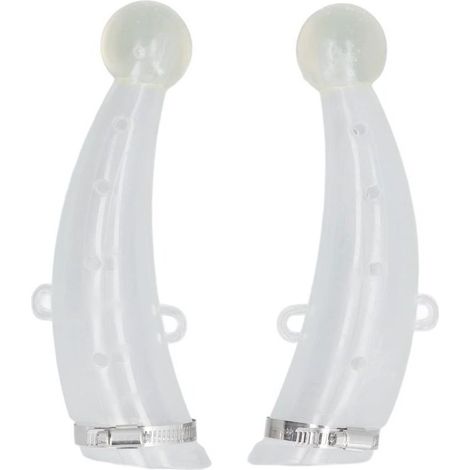 Protective Cover for Cattle Horns, Silicone Cow Horn Protector with Rounded Corners and Silica Gel for Cattle and Cows, Libetock (1/5)
