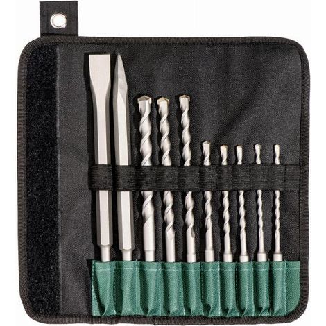 METABO Set di punte e scalpelli SDS-Plus SP - 10 pezzi - 630824000