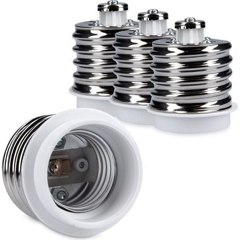 4x adaptateur de douille - Convertisseur de douilles E40 vers E27 - Adaptateur de support de lampe culot E27 pour ampoule LED halogène (1/5)