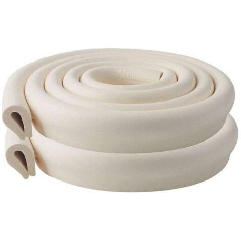 Set of 2 U-shaped edge protectors for glass tables – Anti-shock baby – 2 m (1/5)