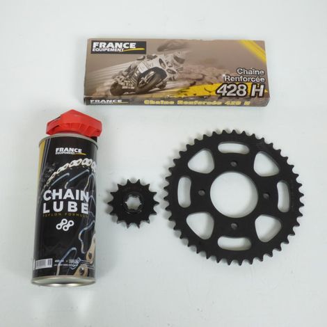 kit kette frankreich ausstattung für motorrad suzuki 125 tu x
