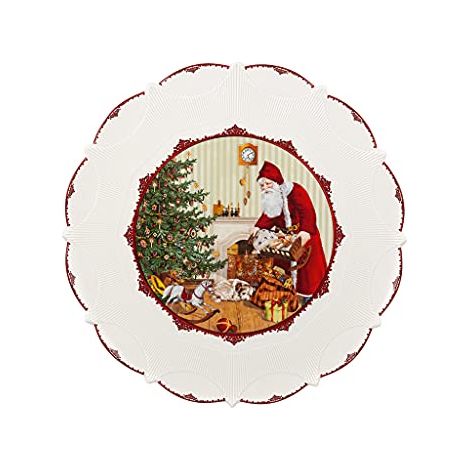 Piatto rotondo decoro Babbo Natale Toy's Fantasy Villeroy & Boch (1/4)