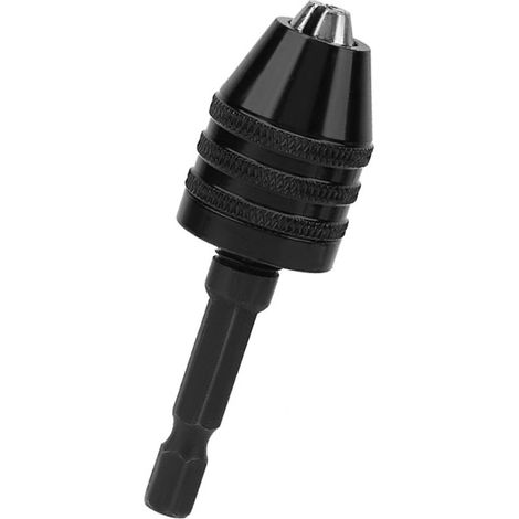 Mandrin de perçage sans clé 0,3-6,5 mm, adaptateur à changement rapide pour queue hexagonale 1/4". (1/5)