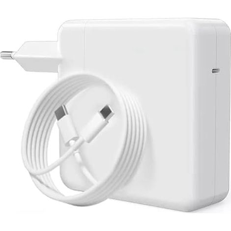 Caricabatterie USB-C per MacBook Air Pro M1 M2 M3 M4, adattatore da viaggio per laptop con cavo (1/5)