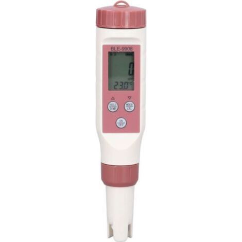 Crezuo 4-in-1 Bluetooth-Wasserqualitätstester: pH-Wert, EC-Wert, TDS, Temperatur – Keine Batterien oder Testkits erforderlich – Crezuo