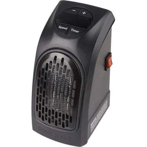 Appareil de chauffage - OUTAD - Mini - Électrique - Portable - Noir (1/5)