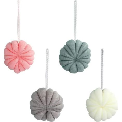 Eponge de Douche - Fleur De Douche - Exfoliante - Douce - Durable - Pour Hommes et Femmes (1/4)