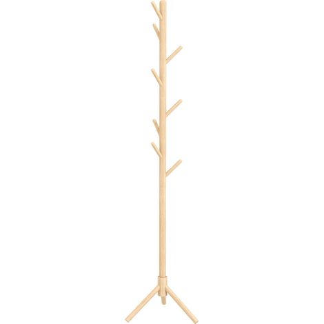 Porte-manteau sur pied GINA bois de pin (1/5)