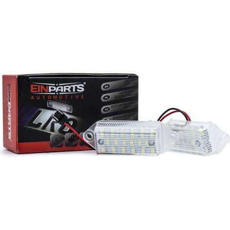 Luces LED para matrícula 6000K Blanco frío 12V Canbus para Mitsubishi Lancer 2001-2017, Lancer Evolution X 2007-2016 (1/5)