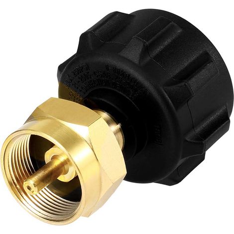 QCC1 Régulateur Valve 1LB Réservoir Gaz Propane Recharge Adaptateur Kit de barbecue extérieur Convient à tous les cylindres jetables de 1 LB (1/5)